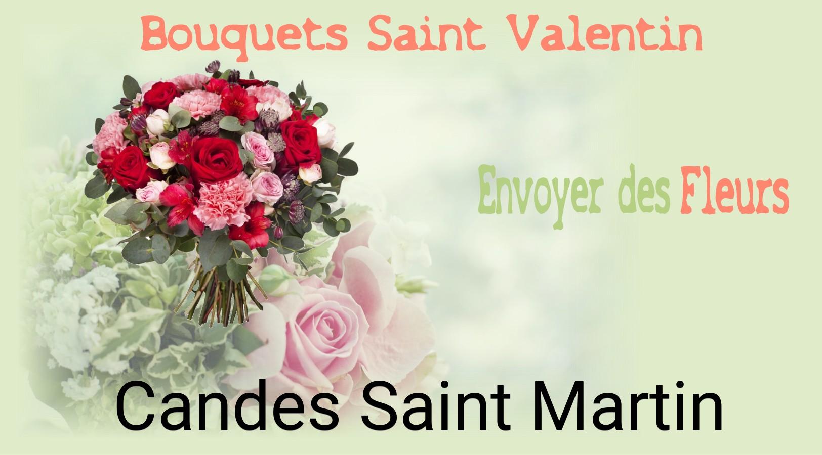 Roses de Saint-Valentin livrées à Candes-Saint-Martin